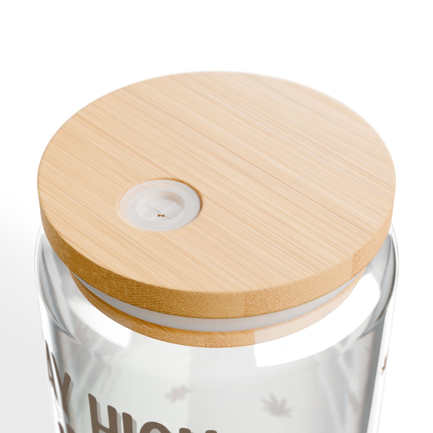 Stay High Vanilla Chai - Sipper Glass | 16oz Iced Tumbler with Straw
