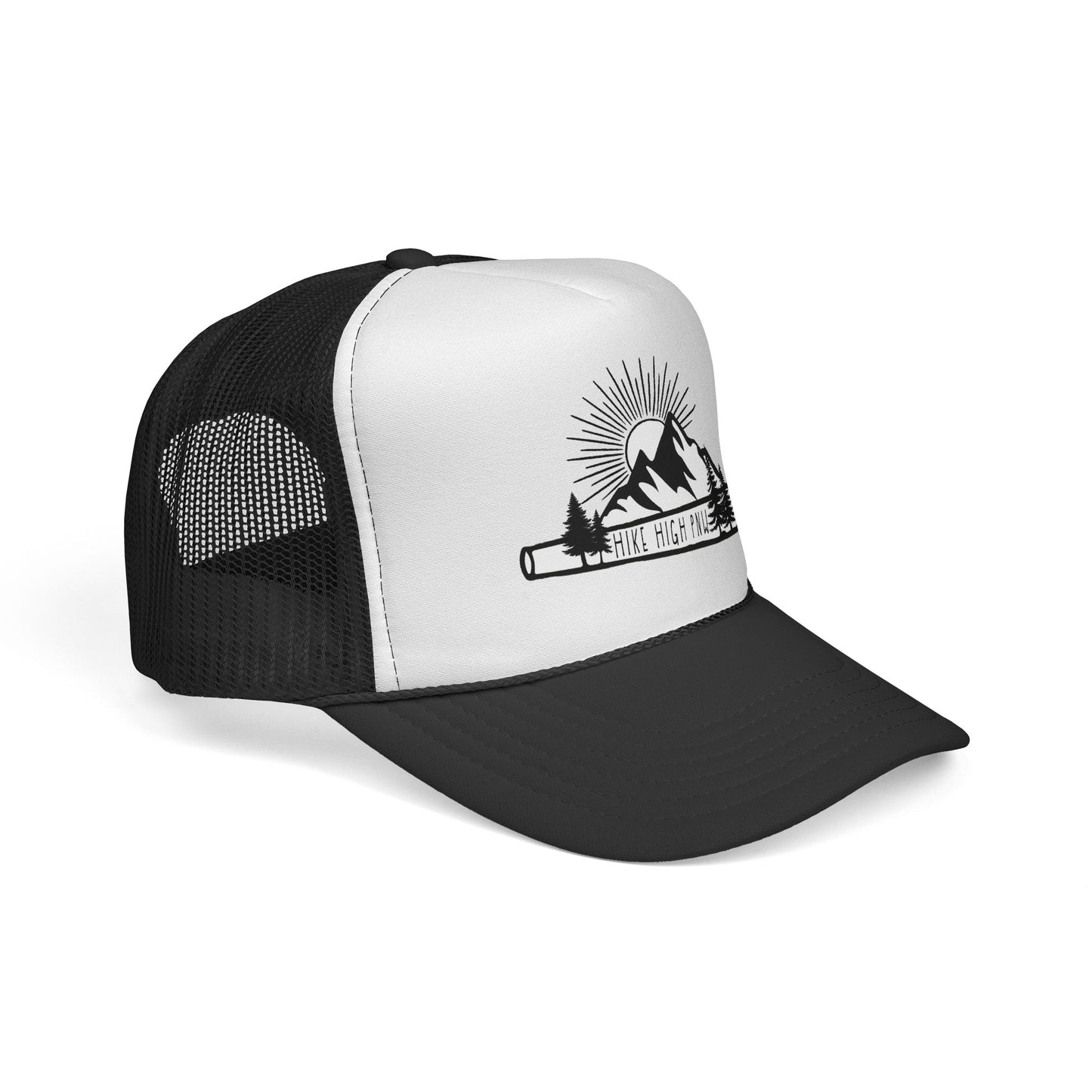 Trucker Cap — 'Hike High PNW' Joint - Mountain Landscape