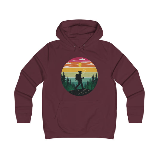 Stay High Pnw Hoodie — Retro Hiking Graphic Pullover for Cozy Pnw Mornings