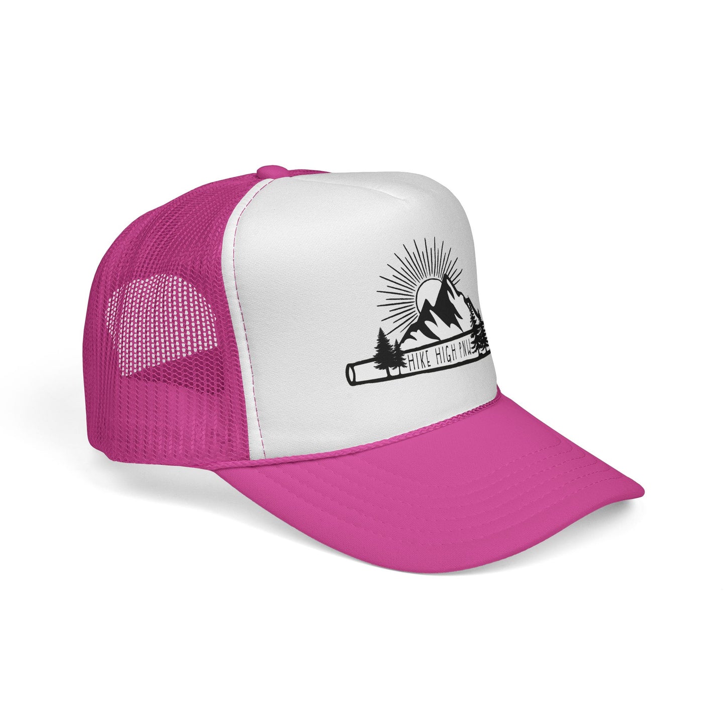 Trucker Cap — 'Hike High PNW' Joint - Mountain Landscape